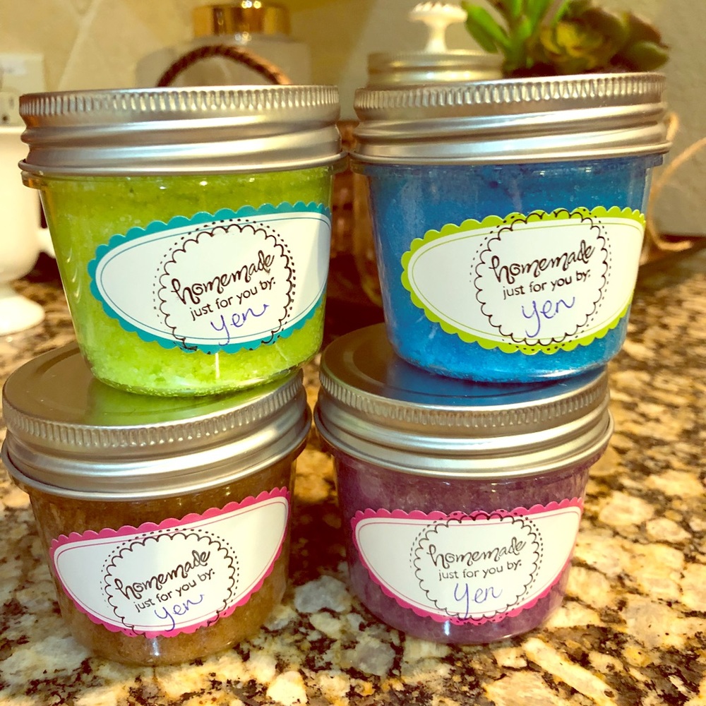 Home made lip scrubs
